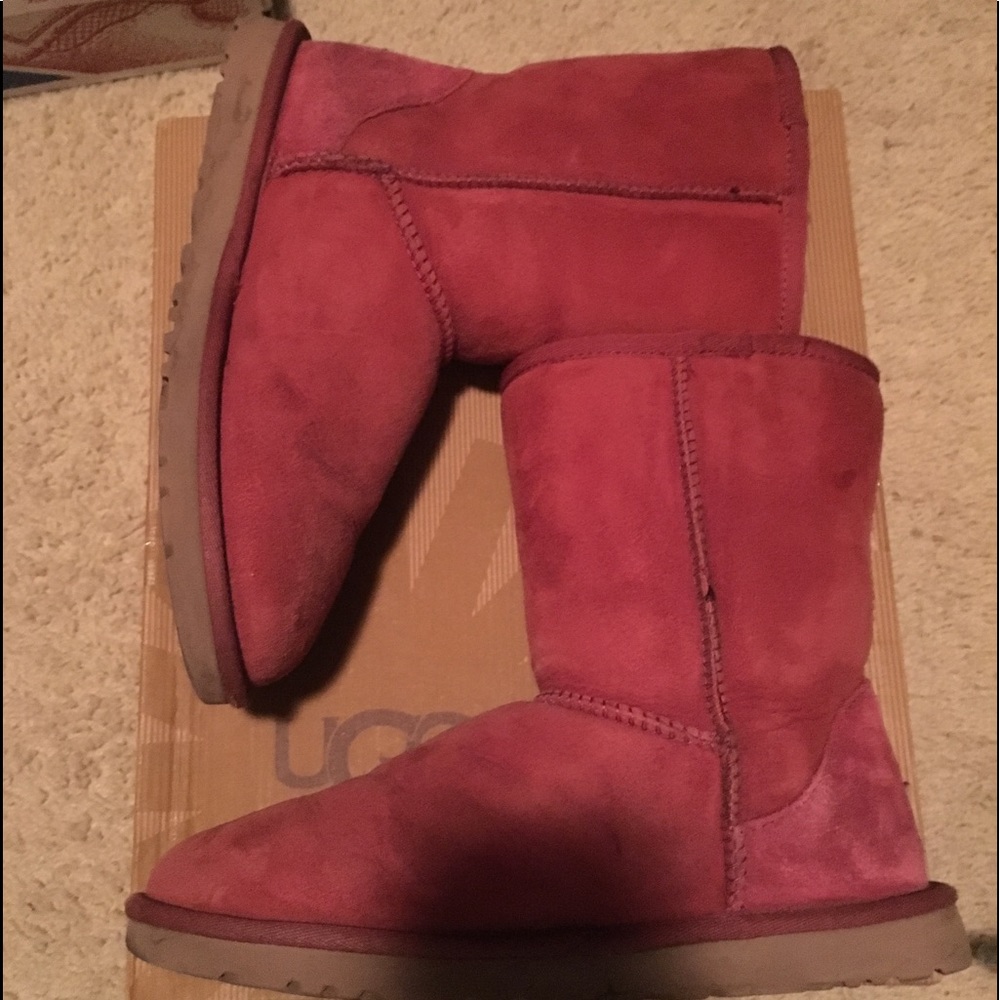 Ugg Burgundy classic shorts